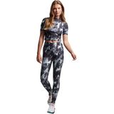 Leggings - Zwart - Ademend - Vochtafvoerend - Gekruiste Zijzakken