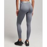 Superdry - Train Branded Elastic Leggings - Grijs - Vrouw