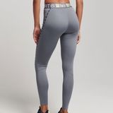 Superdry - Train Branded Elastic Leggings - Grijs - Vrouw