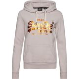 Superdry Vl Embellish Hoodie Beige Vrouw