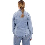 Superdry - Vintage Denim Western Overhemd - Slim-fit - Lange Mouwen - Biologisch Katoen