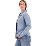 Superdry - Vintage Denim Western Overhemd - Slim-fit - Lange Mouwen - Biologisch Katoen