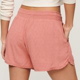 Superdry Vintage Beach Korte Broek Oranje Vrouw