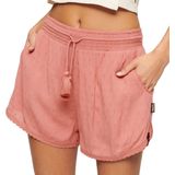 Superdry Vintage Beach Korte Broek Oranje Vrouw