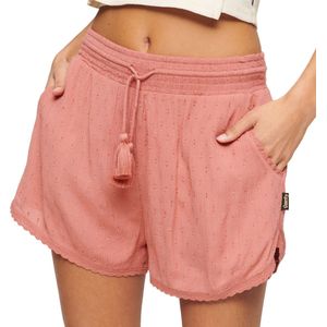 Superdry Vintage Beach Korte Broek Oranje Vrouw