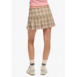 Superdry - W7210267A - Plooirok - Grijs - Polyester