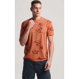 Superdry - Vintage Od Printed Tee - Heren T-shirt - Oranje