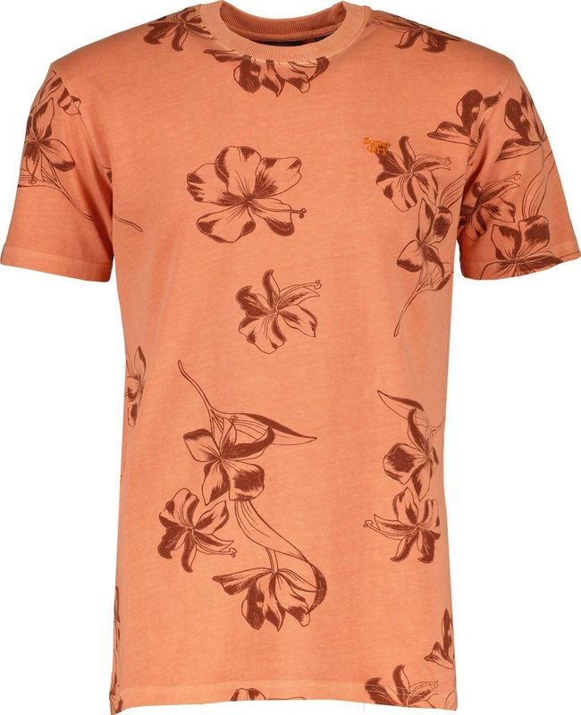 Superdry - Vintage Od Printed Tee - Heren T-shirt - Oranje