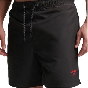Superdry - Vintage Zwemshort - Blauw - Katoen - Relaxte Pasvorm