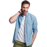 Superdry Overhemd  marine / pink / wit