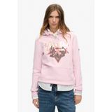 Superdry - Vintage Vl Narrative Hoodie - Zwart - Katoen/Polyester