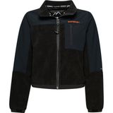 Superdry - Code Hybrid Trekker Jas - Hybride - Zwart - Fleece en Softshell