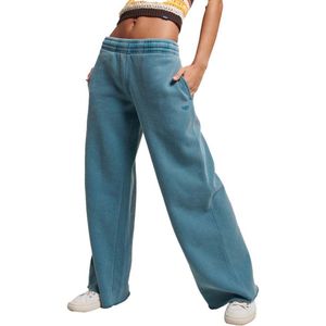 Superdry Vintage Wash Straight Joggingbroeken Blauw Vrouw