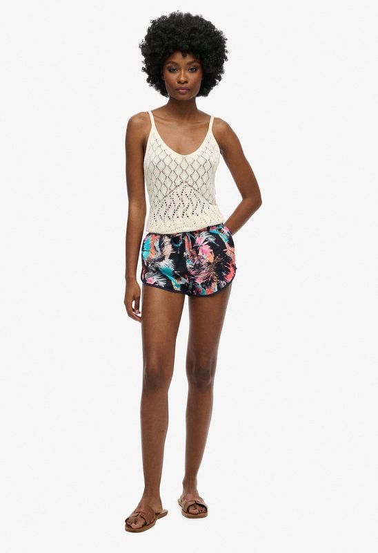 Superdry - Vintage Printed Beach - Korte Rok