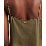 Superdry - Satin Cami - Midi-jurk - Mouwloos