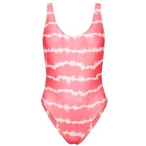 Superdry Code Tie Dye Zwempak Roze XS Vrouw