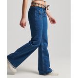 Superdry Vintage Low Rise Slim Flare Spijkerbroek Blauw Vrouw