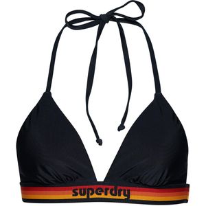 Superdry - Vintage Logo - Bikinitop - Zwart - Driehoekige Cups, Uitneembare Cupvulling
