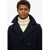 Superdry - Merchant Store - Wollen Vest - Marineblauw - Casual