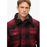 Superdry - M5011680A - Wollen Jas - Rood - Casual