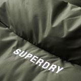 Superdry - Sports Puffer - Gilet - Zwart - Duurzame Waterafstotendheid, Fleece Voering
