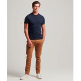 Superdry Officers Slim Chino Trousers Chino Broek Bruin Man