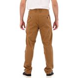 Superdry Officers Slim Chino Trousers Chino Broek Bruin Man