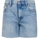 Superdry - Vintage Mid Rise Cut Off - Korte Broek - Blauw - Denim