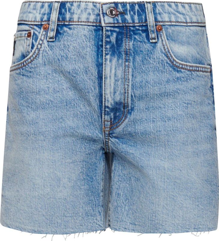 Superdry - Vintage Mid Rise Cut Off - Korte Broek - Blauw - Denim