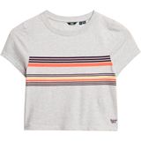 Shirt - Gestreept - Korte Pasvorm - Jersey - Kwartmouw