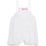 Superdry - Vintage Ladder Trim - Mouwloos T-shirt - Roze - Gestructureerde Stof