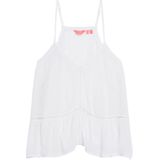 Superdry - Vintage Ladder Trim - Mouwloos T-shirt - Roze - Gestructureerde Stof