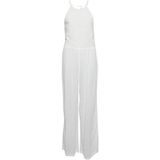 Superdry - Jumpsuit - Wit - Viscose - Mouwloos - Geborduurde Torso