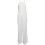 Superdry - Jumpsuit - Wit - Viscose - Mouwloos - Geborduurde Torso