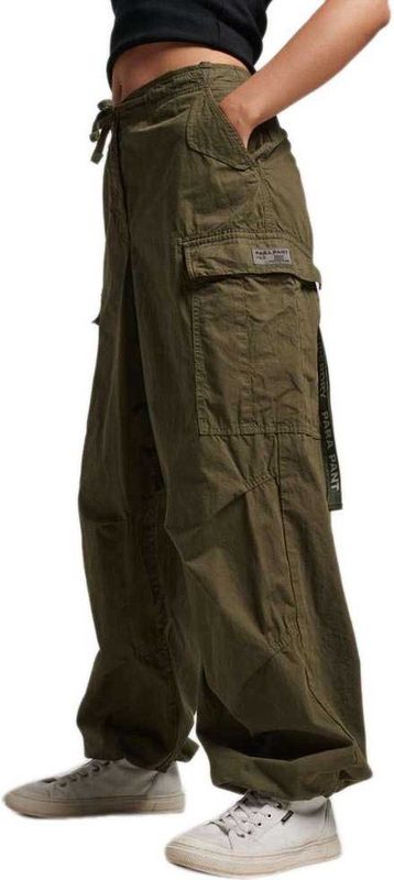 Cargobroek - Baggy Parachute - Katoen - Zes Zakken - Vintage Stijl