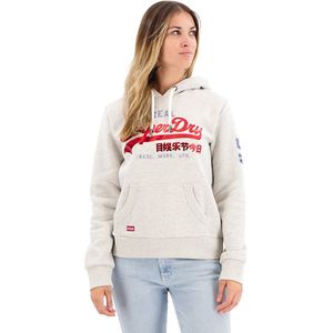 Superdry - Vintage Athletic - Hoodie - Zwart - Katoen