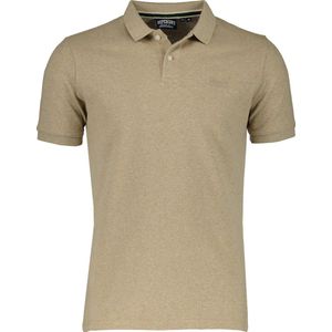 Superdry Classic Poloshirt Melange Beige - Heren