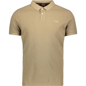 Vintage Washed Pique Poloshirt Mannen
