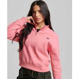 Superdry - Essential Sweatshirt - Blauw - 75% Katoen 25% Gerecycled Polyester