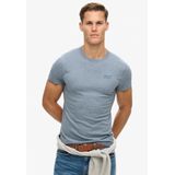 Superdry Vintage Logo Embroidered T-shirt Met Korte Mouwen Blauw Man