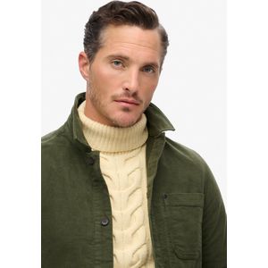 Superdry - M4010681A - Moleskin Overhemd - Groen - Lange Mouwen