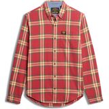 Superdry - Geruit Overhemd - Geborsteld Katoen - Lange Mouwen - Klassieke Snit