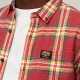 Superdry - Geruit Overhemd - Geborsteld Katoen - Lange Mouwen - Klassieke Snit