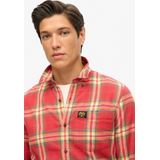 Superdry - Geruit Overhemd - Geborsteld Katoen - Lange Mouwen - Klassieke Snit