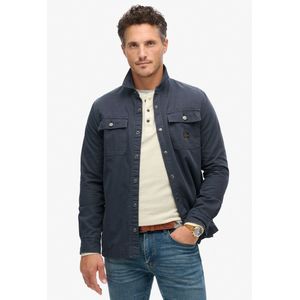 Superdry - M4010730A - Overhemd - Marineblauw - Lange Mouwen - Biologisch Katoen