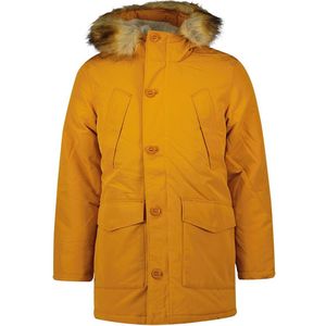 Superdry - M5011741A - Casual Parka - Mosterd - Polyester - Met Capuchon