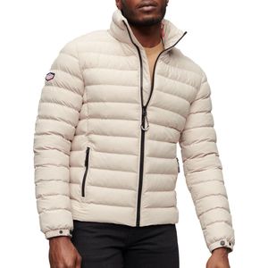 Superdry - Fuji Print Padded - Tussenjas - Zwart - Polyester