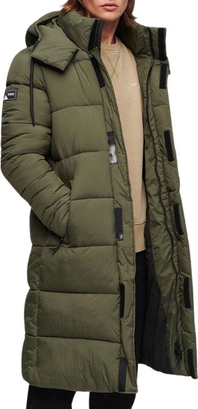 Superdry - Ripstop - Lange Jas - Dons - Zwart