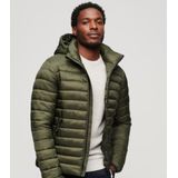 Superdry Hooded Fuji Sport Padded Jkt Heren Jas - Black