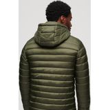 Superdry Hooded Fuji Sport Padded Jkt Heren Jas - Black